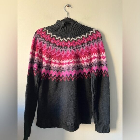 Lucky Brand Women's Fair Isle Turtleneck Sweater - Picture 3 of 8